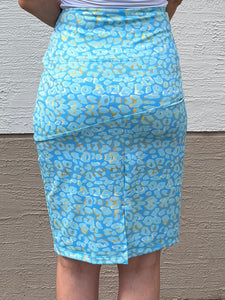 Pencil Skirt / Compression Skirt - Blue Cheetah - Classic Collection