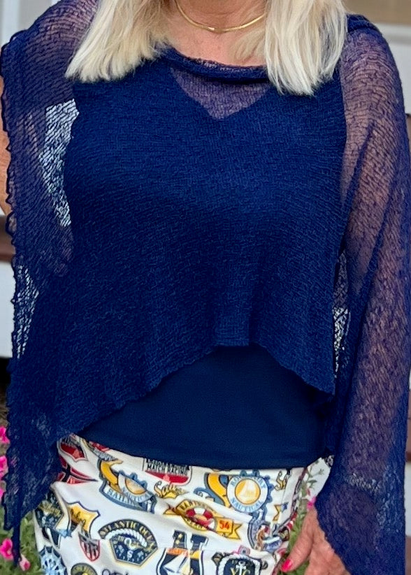 Summer Shawlite - Navy