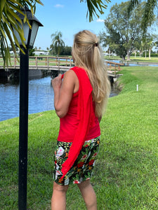 Pencil Skirt / Compression Skirt - Pink Parrot - Classic  Collection
