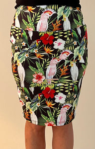 Pencil Skirt / Compression Skirt - Pink Parrot - Classic  Collection