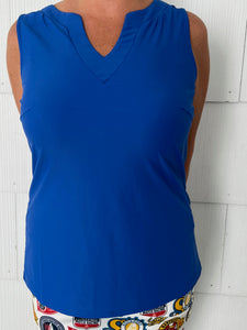 Royal Blue A-Line Shirt Top