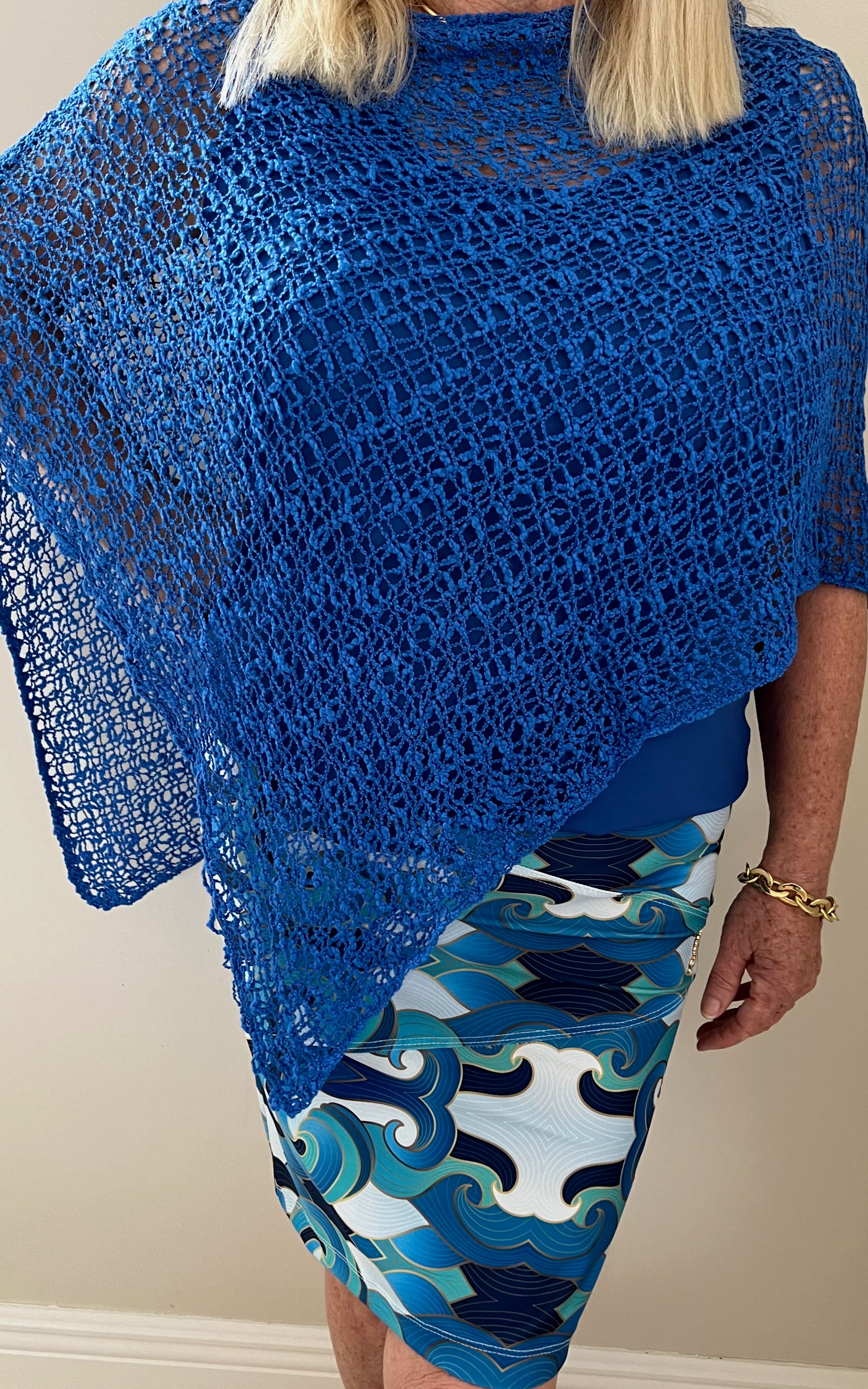 Shawlette - Azul Waters