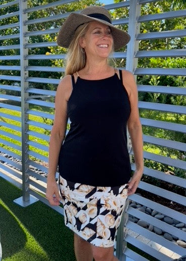 Pencil Skirt / Compression Skirt -Summer Houndstooth -Classic Collection