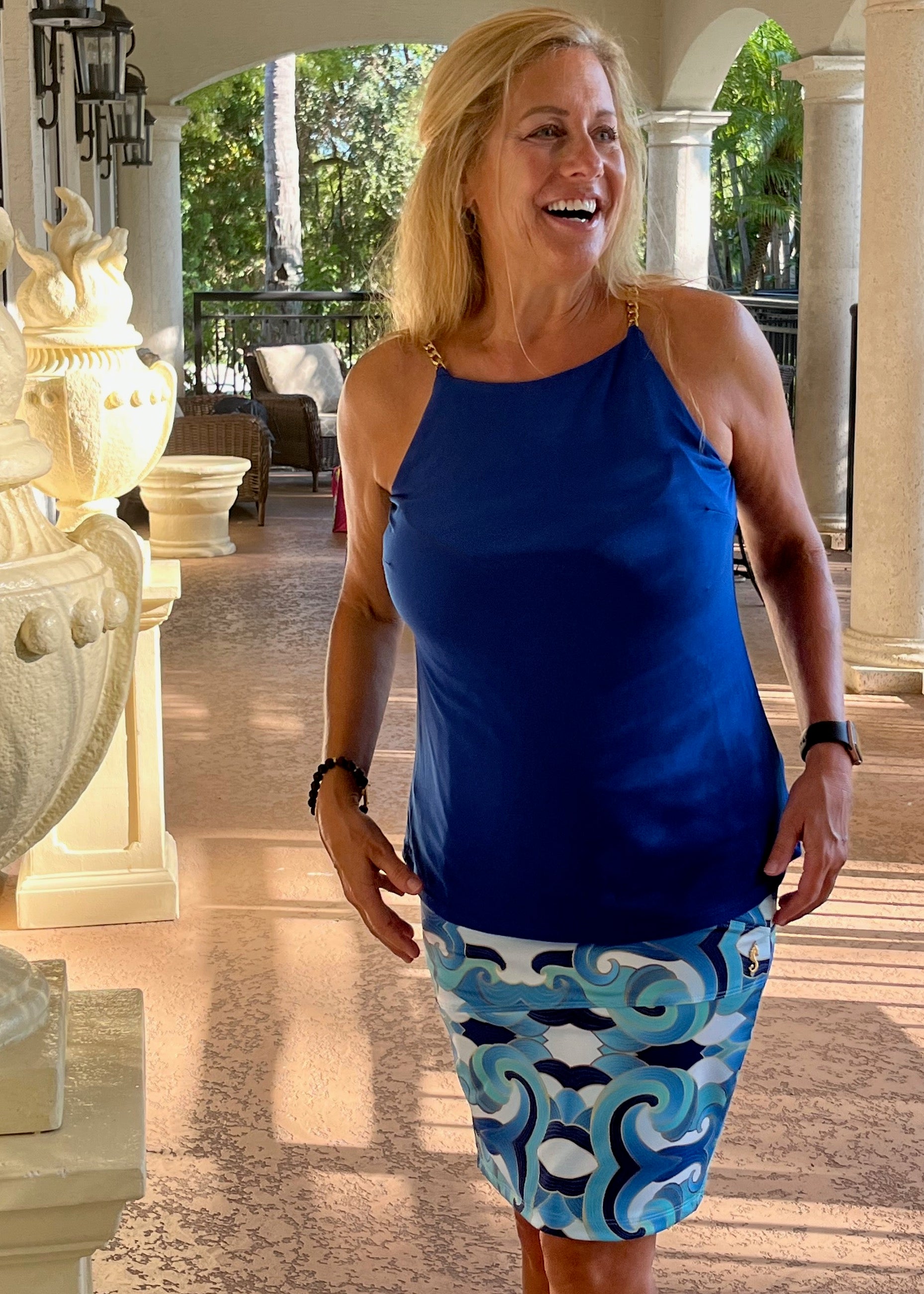 Pencil Skirt / Compression Skirt - Ocean Wave - Classic Collection