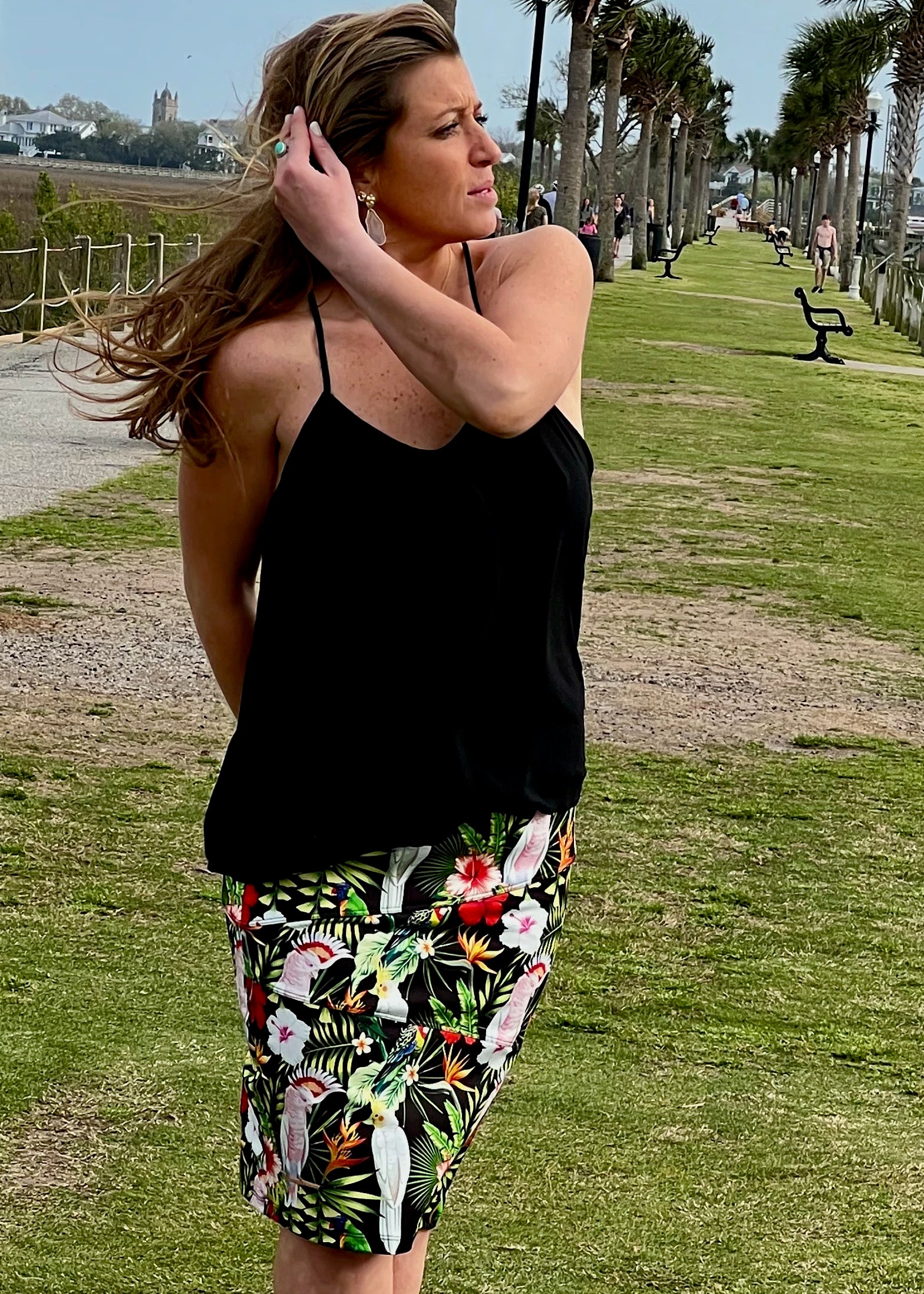 Pencil Skirt / Compression Skirt - Pink Parrot - Classic  Collection