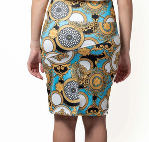 Pencil Skirt / Compression Skirt - Coin Toss - Classic Collection